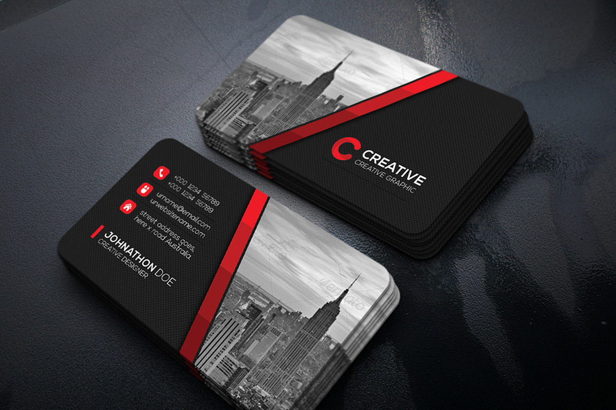 Corporate Business Card, a Business Card Template by Creative_Arts (Photo 1 of 4)
