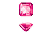 Pink gemstone icon set with, an Object Illustration by Things for designers (Thumbnail 1 of 3)