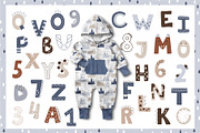 ROAR. Dino Patterns & Alphabet, a Pattern Graphic by ValeriiaFeeva (Thumbnail 7 of 12)
