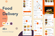 Food Delivery App Template Ui Kit, an App Template by Capi Product (Thumbnail 1 of 6)
