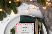 5x7 Christmas Menu Card Mockup, an Advertising Mockup by Serenefeeling (Thumbnail 3 of 7)