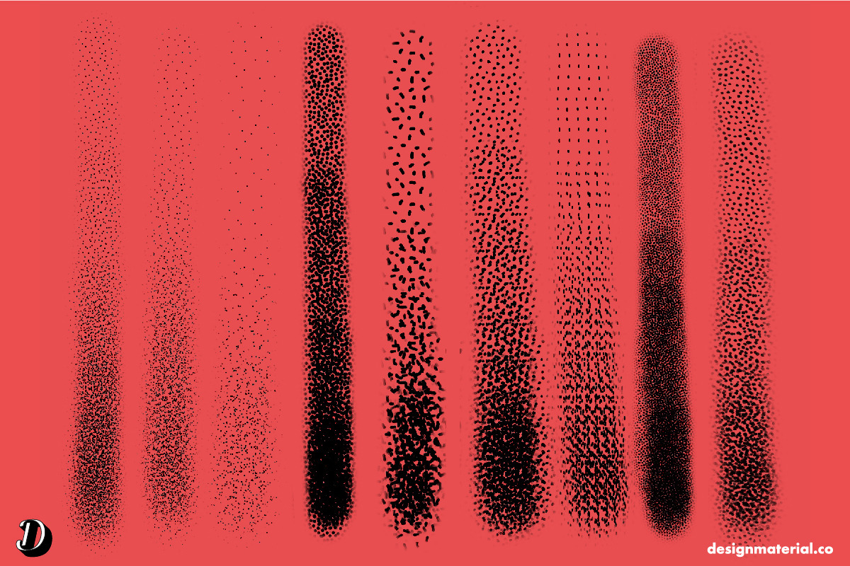 Dots Obsession Procreate Brushes, a Brush Add-On by Design Material Co. (Photo 5 of 15)