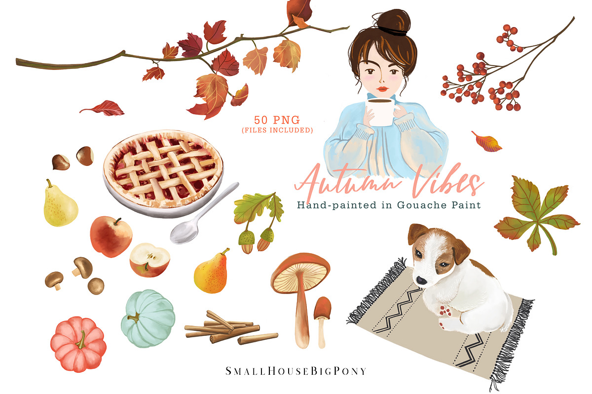 Autumn Vibes, a Decorative Illustration by SmallHouseBigPony (Photo 4 of 6)