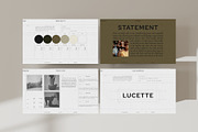 Lucette | Brand Guidelines, a Presentation Template by Studio Standard (Thumbnail 3 of 12)
