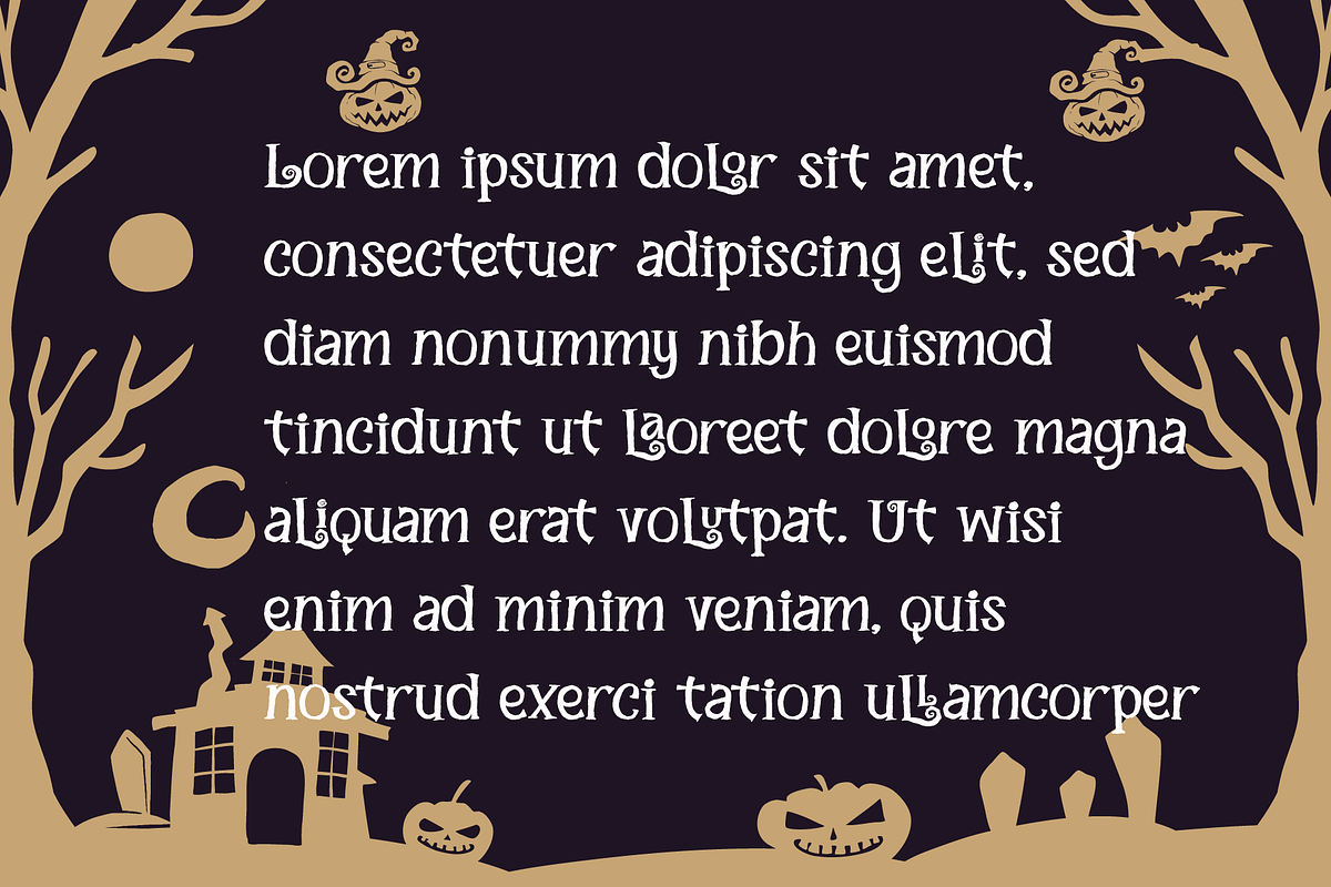 MALLERO - Halloween Font, a Script Font by Design House (Photo 2 of 3)