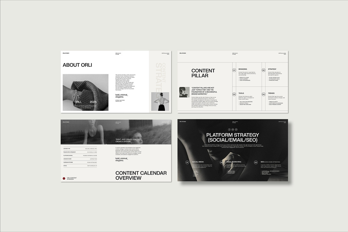 ORLI | Content Strategy Template preview 6