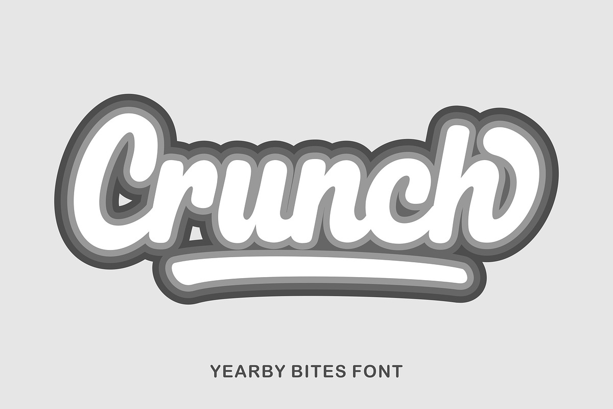 Yearby Bites - Simple Script, a Script Font by ErgibiStudio (Photo 8 of 12)