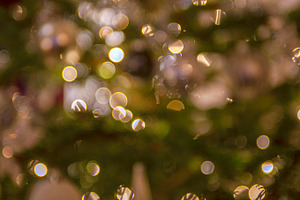 Christmas background containing white, yellow, and abstract