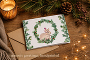 Watercolor forest, animals clipart, an Animal Illustration by Where summer is (Thumbnail 5 of 9)