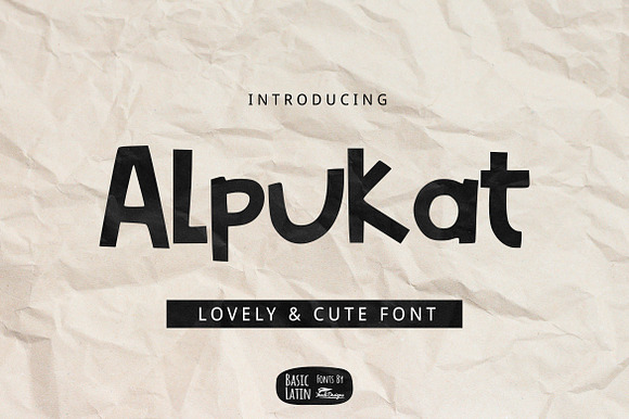 Alpukat Font preview 6