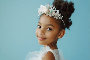 7 years old african american girl in, a Beauty & Fashion Photo by Lermont51