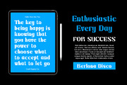 Berlona Disco, a Sans Serif Font by Craft Supply Co. (Thumbnail 4 of 8)