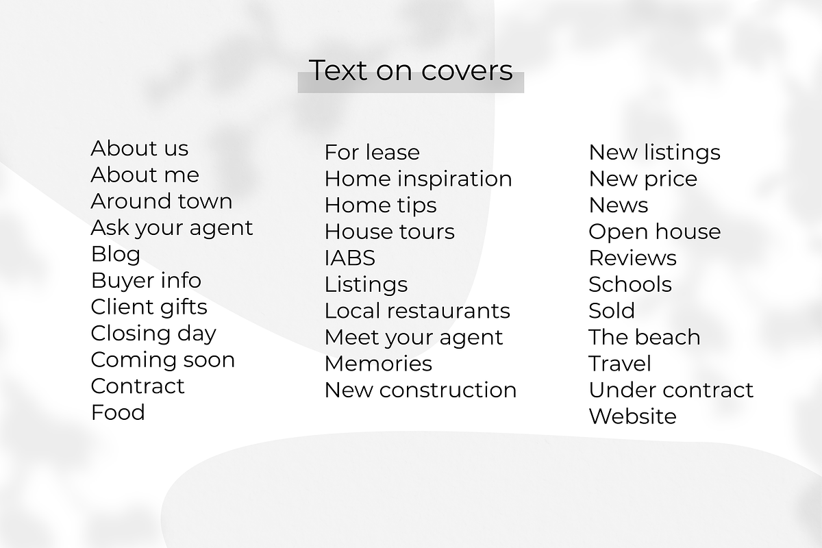 60 Real Estate Instagram Highlights, a Social Media Template by DesignKora (Photo 4 of 6)