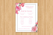 Wedding Program Sign Template, a Stationery Template by retrographix (Thumbnail 2 of 2)