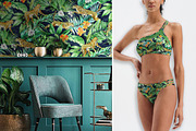 Watercolor Tropical Leopard Print, a Pattern Graphic by Gullenda (Thumbnail 5 of 6)
