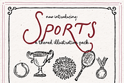 Sports Clipart, Game Day Doodles, a Sport Illustration by The October Creative (Thumbnail 2 of 7)