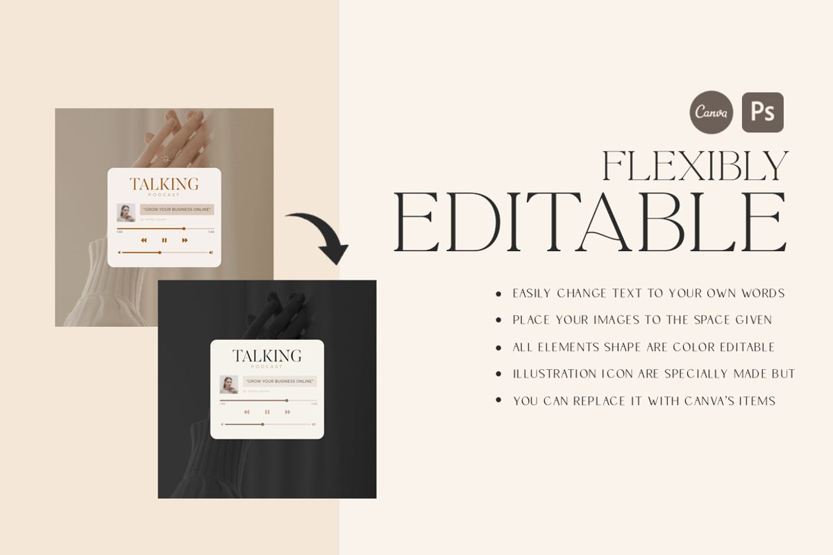 Instagram Notifications CANVA PS, a Social Media Template by Eviory (Photo 8 of 11)