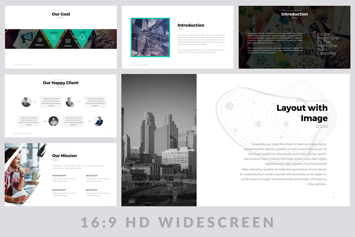 Geometric PowerPoint Template, a Presentation Template by ZAAS (Photo 4 of 11)