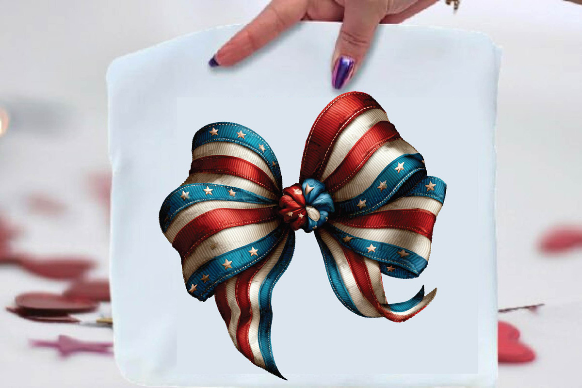 Patriotic USA Bow Clipart, an Illustration by SVGArt (Photo 8 of 9)