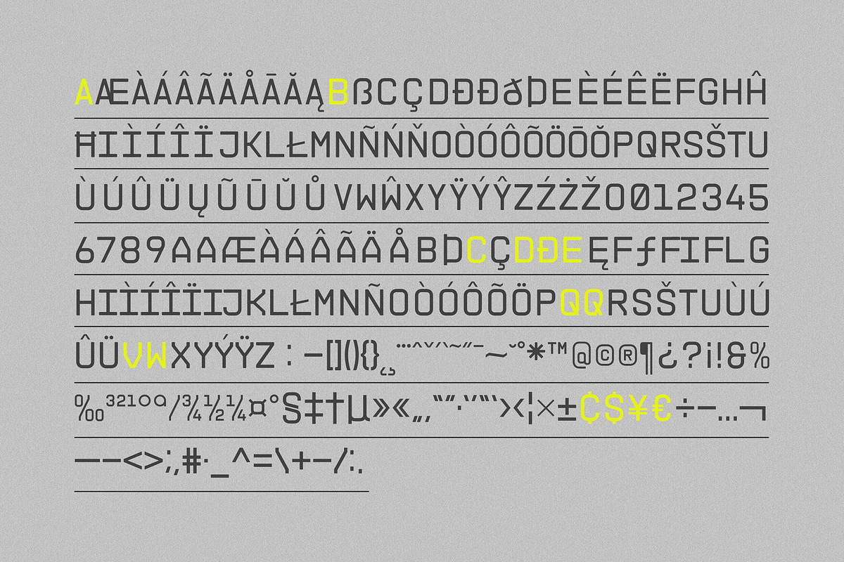 NEUMONOPOLAR, a Sans Serif Font by OWL KING (Photo 9 of 12)