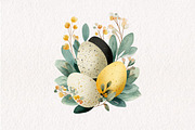 Watercolor Easter Clipart, an Illustration by CreationArt (Thumbnail 10 of 10)