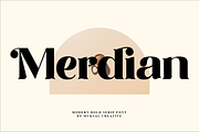 Merdian, a Serif Font by Muksal Creative (Thumbnail 1 of 8)