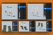 High Socks Mockup For Procreate, a Bottom Mockup by Grow Design Craft Studio (Thumbnail 5 of 6)