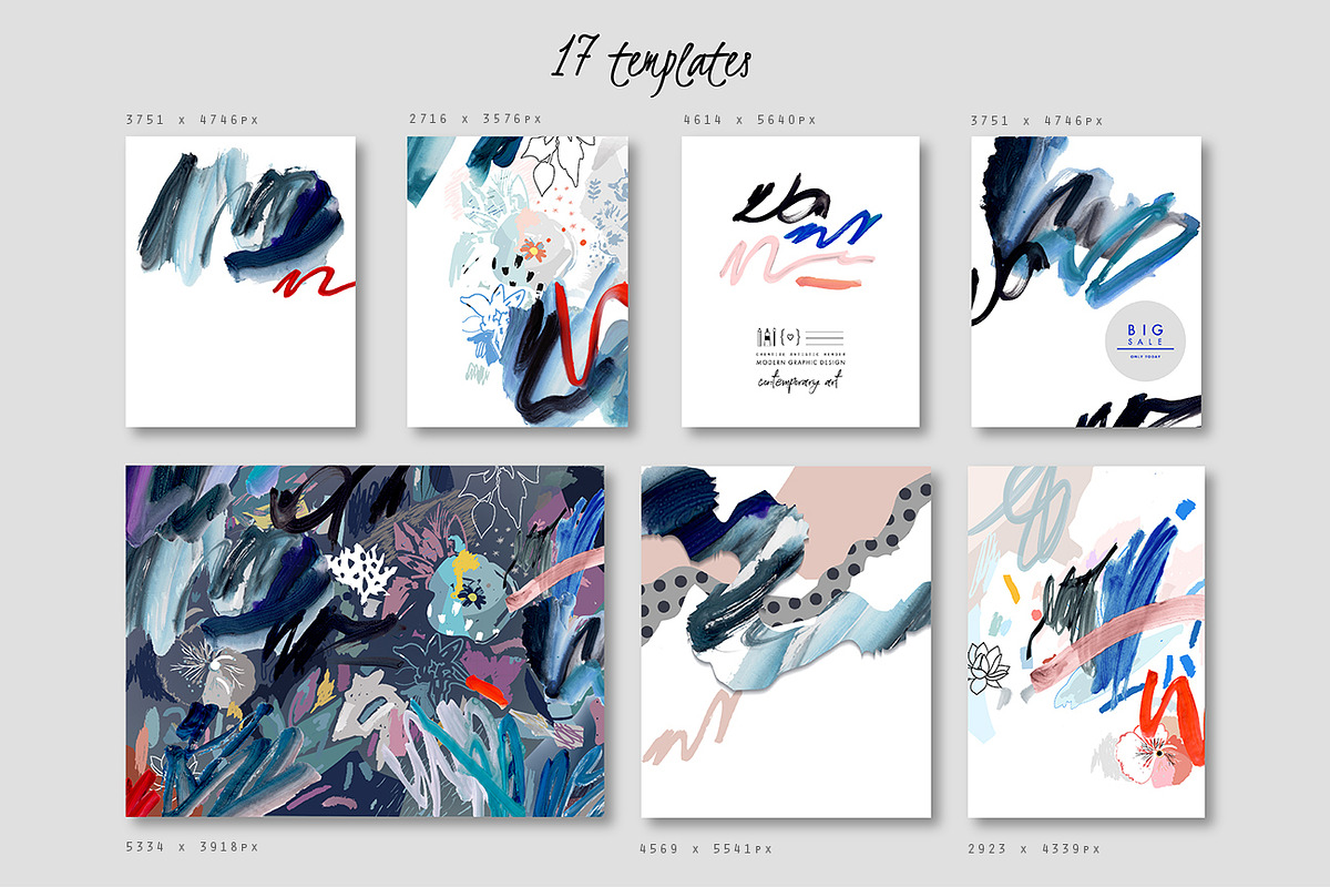 Mixture graphic set, a Texture Graphic by Lera Efremova (Photo 3 of 8)