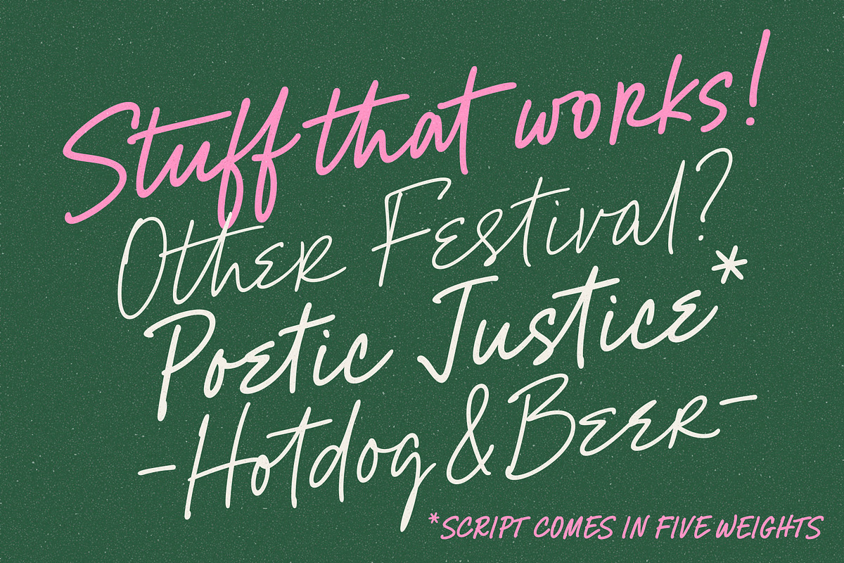 SECOND NATURE Font Collection, a Handwritten Font by DISTRICT 62 STUDIO (Photo 17 of 17)