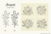 Big Set of Vector Floral Elements, a Decorative Illustration by FourLeafLover (Thumbnail 3 of 18)