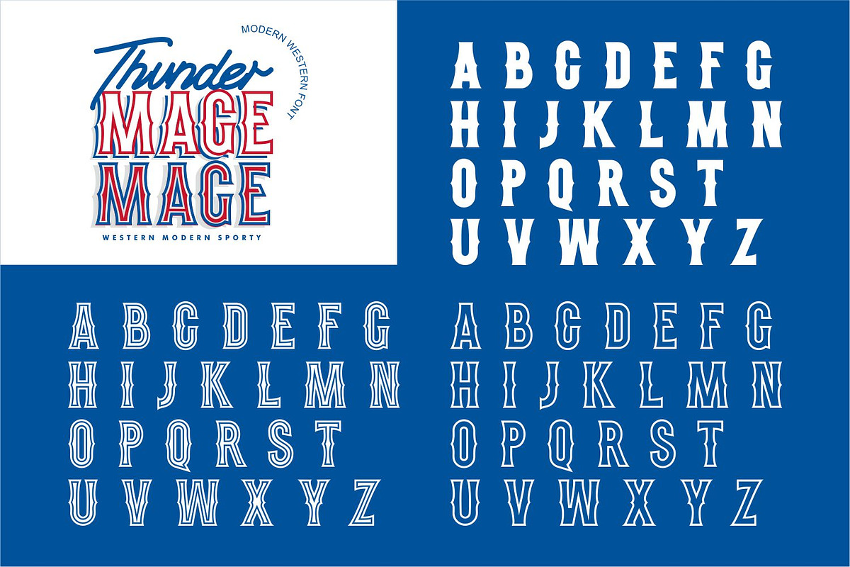 Thunder Mage Display Retro Font, a Symbol Font by WhymoreArt (Photo 10 of 12)