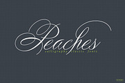 Peaches, a Script Font by Alcode (Thumbnail 3 of 6)