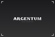 ARGENTUM - Vintage Serif Font, a Serif Font by vix.vix (Thumbnail 1 of 6)