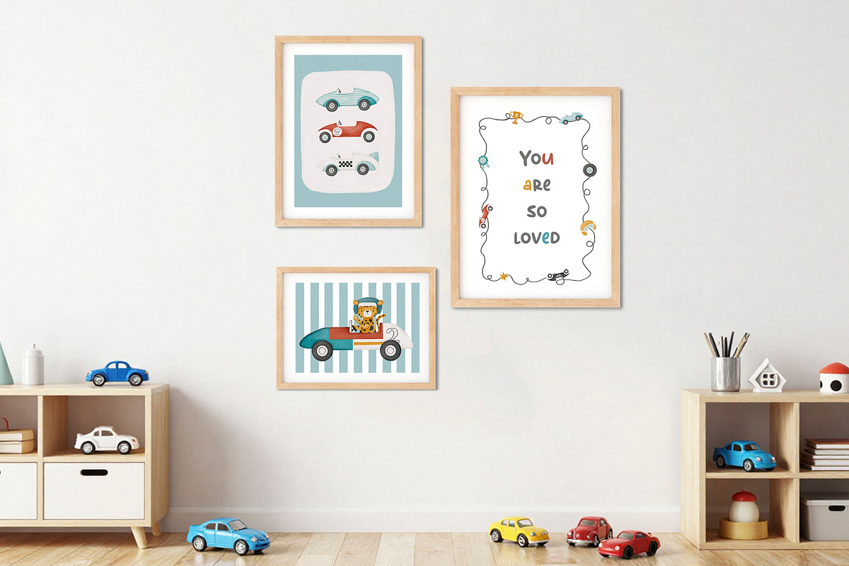 Little racers. Watercolor collection, an Animal Illustration by AfonshinaArt (Photo 7 of 14)