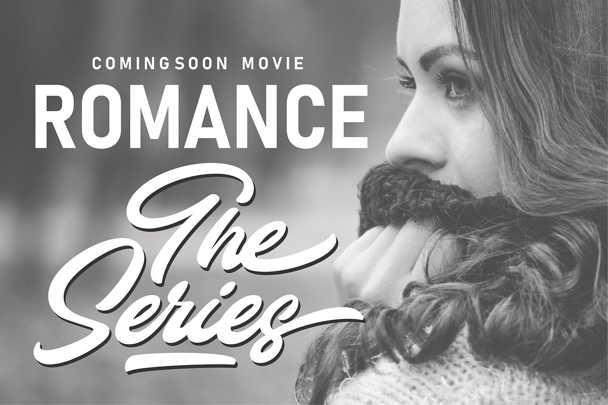 Tread Mill - A Lettering Script Font, a Script Font by HanzelSpace Studio (Photo 3 of 7)