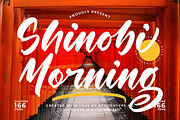 Shinobi Morning Bold Calligraphy, a Script Font by stylishtype.co (Thumbnail 1 of 20)