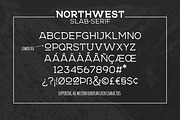 NORTHWEST - RETRO/MODERN FONT-FAMILY, a Slab Serif Font by TIRADO SUPPLY CO (Thumbnail 3 of 9)