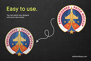 Embroidered Patch Mockup, a Merchandise Mockup by Salih Kizilkaya (Thumbnail 4 of 4)