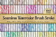 100 Seamless Watercolor Brush Papers, a Pattern Graphic by ThingsbyLary (Thumbnail 2 of 10)