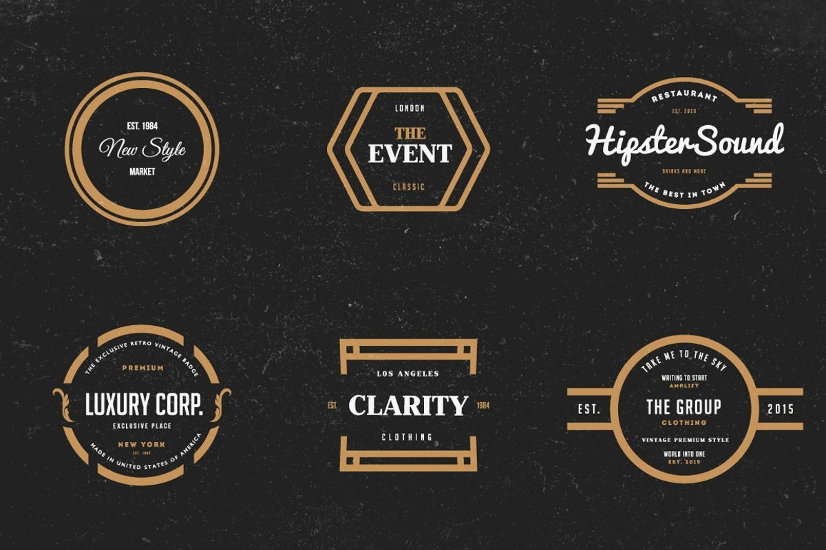 Vintage Logos Labels & Badges, a Branding & Logo Template by Design District (Photo 62 of 76)