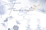 Flowers victorian baroque bundle, a Decorative Illustration by Edith’s World (Thumbnail 2 of 9)