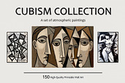 Cubism Collection.Printable Wall Art, a Decorative Illustration by O m N i  Studio (Thumbnail 1 of 17)