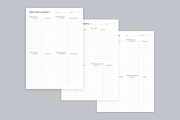 Meal Planning Pages Set V-19, a Stationery Template by shahsoft (Thumbnail 2 of 3)