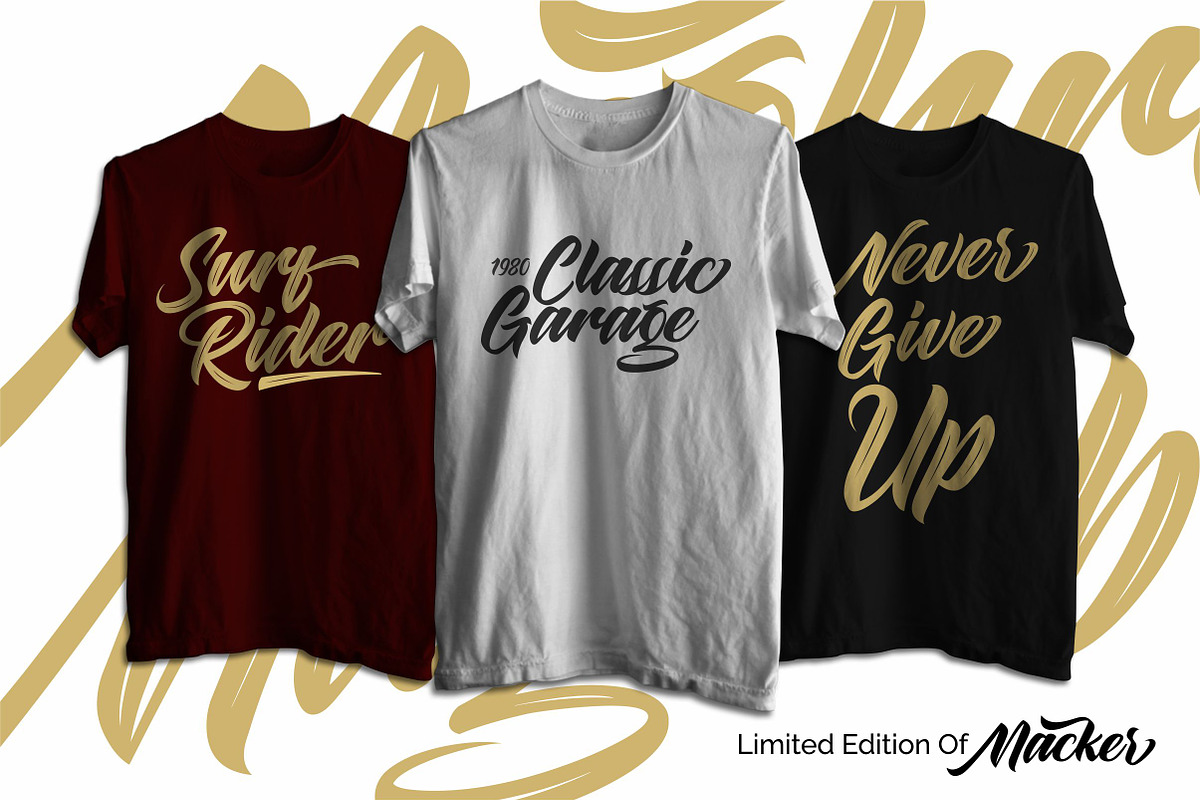 Maghrib - Calligraphy Typeface preview 5