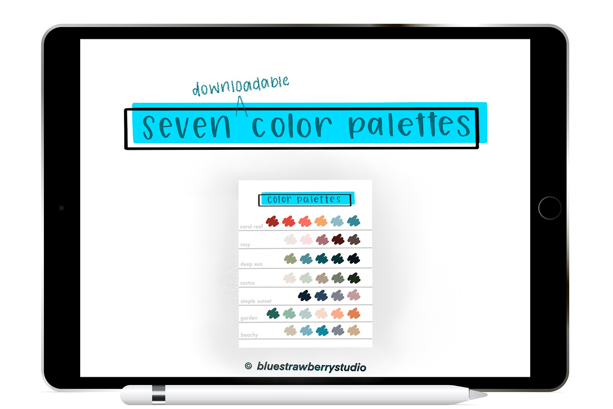 Procreate Lettering Beginners Kit, a Brush Add-On by Blue Strawberry Studio (Photo 4 of 7)