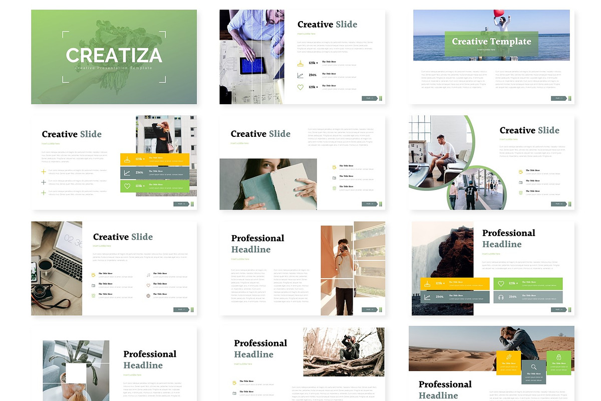 Creatiza - Keynote Template, a Presentation Template by AQR Studio