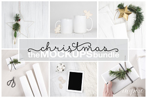 Nordic Xmas Styled Mockups Bundle