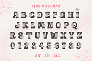 Florin - Floral Decor Font, a Symbol Font by AnningArts (Thumbnail 7 of 8)