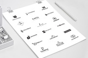 120 Minimal Branding Logo Pack, a Branding & Logo Template by XpertgraphicD (Thumbnail 3 of 7)