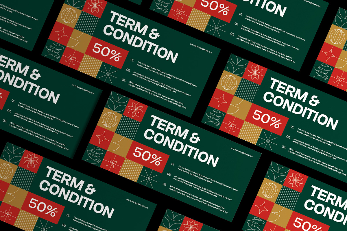 Christmas Sale Voucher, a Card Template by Neermana (Photo 3 of 4)